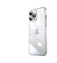 Apple iPhone 13 Pro Kılıf Renkli Çerçeveli Riksos Silikon Kılıf (Gümüş)