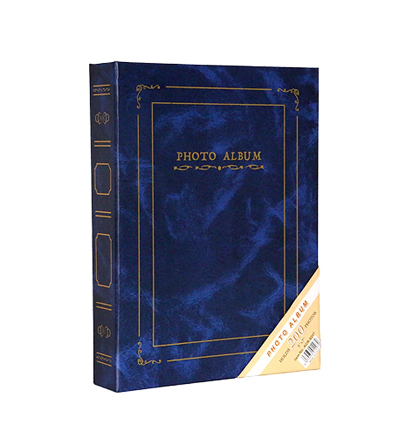 13x18 cm 200'lük Ciltbezli Fotoğraf Albümü (Mavi)