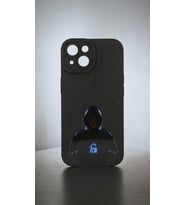 IPHONE 15; YUVARLAK KAMERA TASARIMLI, KAMERA KORUYUCU, DARBE ÖNLEYİCİ LÜKS  SİLİKON KILIF (Siyah-Lacivert)