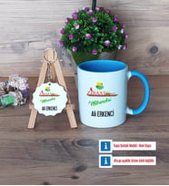 Ziraat Mühendisi Kupa Bardak Kırmızı ve Ahşap Anahtarlık Hediye (Model 3)