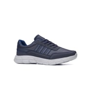 Günlük Erkek Yetişkin Sneaker Spor Ayakkabı Bağcıklı Büyük Numara 050C (Lacivert)