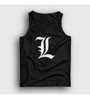 Presmono Unisex Beyaz Logo L Anime Death Note Atlet 129673tt (Siyah)