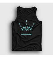 Presmono Unisex Beyaz Logo V2 K-Pop Mamamoo Atlet 273888tt (Siyah)