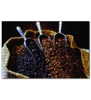 Cakapuzzle  Çuvalda Kahve Çeşitler  Puzzle Yapboz MDF (Ahşap) (1000 Parça)