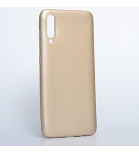Samsung Galaxy A70 Kılıf Soft Mat Premier Case (Gold)