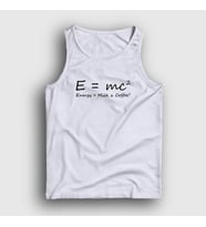 Presmono Unisex Sarı Energy Milk Coffee Science Albert Einstein Atlet 332599tt (Beyaz)