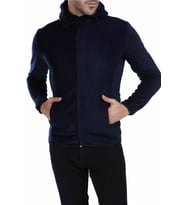 Ghassy Co. Erkek Kapşonlu Polar Ceket 7 Renk (Lacivert)