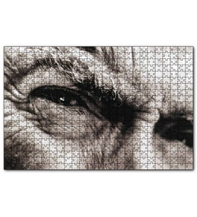 Cakapuzzle Clint Eastwood Portre Gözler  Puzzle Yapboz MDF (Ahşap) (1000 Parça)