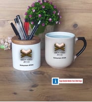 Kuran Kursu Hocası Kalemlik, Kupa Bardak T Kişiye Özel Hediye (Model 2)