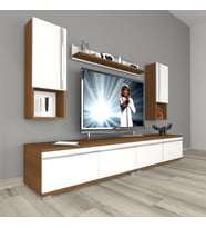 Decoraktiv Eko 5220TA Mdf Tv Ünitesi Tv Sehpası (Beyaz - Kahverengi)