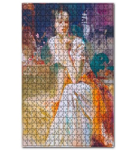 Cakapuzzle Düşünen Güzel Kadın Empresyonist Çalışma Puzzle Yapboz MDF (Ahşap) (255 Parça)