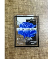 10X8 CM ŞEFFAF ÇANTA GİYİM ARMA YAMA DİKİŞ HOBİ AKSESUARI (Mavi)