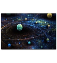 Cakapuzzle Uzay Zaman Görseli  Puzzle Yapboz MDF (Ahşap) (1000 Parça)