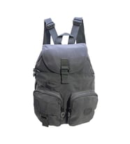 Baginn Klinkır Sırt Çantası Çok Cepli Günlük Kadın Çantası Kapaklı Model (Gri)