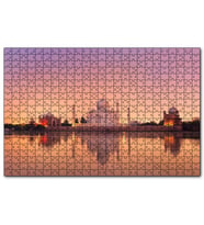 Cakapuzzle Tac Mahal ve Nehirdeki Aksi  Puzzle Yapboz MDF (Ahşap) (255 Parça)