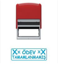 Ödev Tamamlanmamış Öğretmen Kaşesi (Mavi)