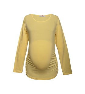 LuvmaBelly 2301-2309 Pamuklu Uzun Kollu Hamile T-Shirt