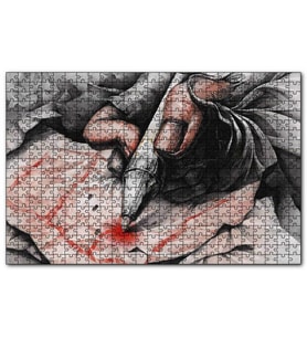 Cakapuzzle Kurgusal Karekter Şekil Çizimi Görseli  Puzzle Yapboz MDF (Ahşap) (255 Parça)