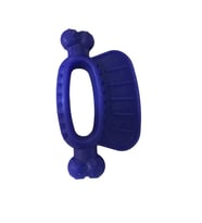 Plastik Eğitim Tutmalı Kemik 18 Cm Yeşil (Mavi)