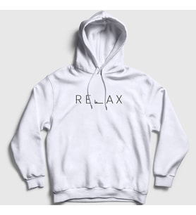 Presmono Unisex Beyaz Relax Kapüşonlu Sweatshirt 444250tt (Beyaz)