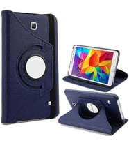Samsung Galaxy Tab 4 7.0 T230 T231 T235 Kılıf 360 Dönebilen Standlı Case (Lacivert)