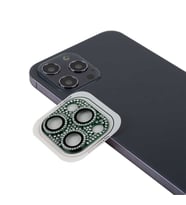 Apple iPhone 12 Pro CL-08 Kamera Lens Koruyucu (Koyu Yeşil)
