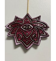 Lotus Nazar Duvar Süsü - Hediyelik kutusunda (Rose)