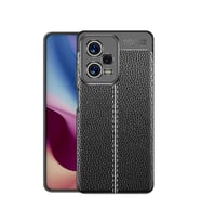 Xiaomi Redmi Note 12 5G Kılıf Zore Niss Deri Desenli Silikon Kılıf (Siyah)