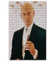 Cakapuzzle Yul Brynner Smokin ve Purolu Puzzle Yapboz MDF (Ahşap) (1000 Parça)
