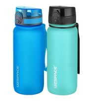 Uzspace 2'li Tritan Matara Seti 650 ml 14 Farklı Renk Seçeneği FiftyFifty (Buz)