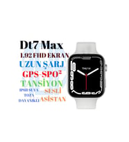DT7 No.1 Akıllı Saat Watch7 Platinum + Airpods 3.Nesil Bluetooth Kulaklık (Gümüş)