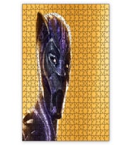 Cakapuzzle Black Panther Sarı Zemin Puzzle Yapboz MDF (Ahşap) (1000 Parça)