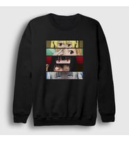 Presmono Unisex Beyaz Girls Anime kakegurui Sweatshirt 239690tt (Siyah)