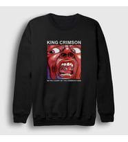 Presmono Unisex Beyaz In The Court Of The Crimson King Sweatshirt 447768tt (Siyah)