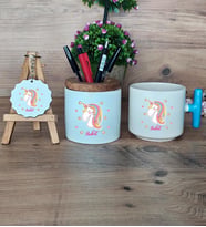 Unicorn Hediye Sepeti Kupa Bardak T Kulplu, Kalemlik ve Anahtarlık Kadın Arkadaşa Doğum Günü Hediyesi (Model 3)