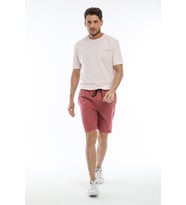 Süperlife Erkek Regular Fit Brooklyn Baskılı Şort SPR 208 (Rose)