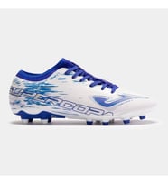 Joma SUPER COPA 2201 Fırm Ground Krampon (Beyaz-Mavi)