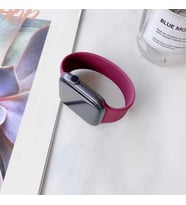 Apple Watch 42mm KRD-31 Large Silikon Kordon (Mürdüm)