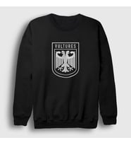 Presmono Unisex Beyaz Vultures Kanye West Sweatshirt 422473tt (Siyah)