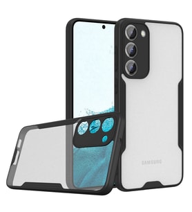 Galaxy S23 Kılıf Zore Parfe Kenarları Pastel Renk Silikon Kılıf (Siyah)