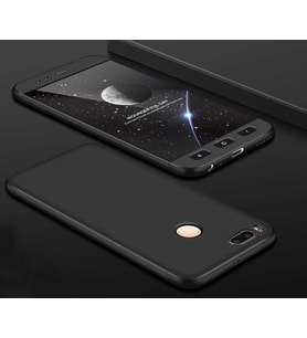 Xiaomi Mi 5x Kılıf Zore Ays Full Koruma Kılıf (Siyah)