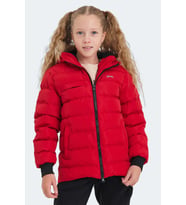 Slazenger CALISTO Unisex Çocuk Mont &amp; Kaban Kırmızı (Kırmızı)