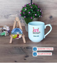 Tarih Öğretmeni Kupa Bardak Beyaz ve Fotoğraflı Ahşap Anahtarlık Hediye (Model 5)