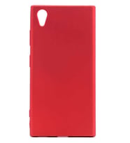 Sony Xperia XA1 Plus Kılıf Soft Mat Premier Case (Kırmızı)