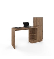 Anzera - Opus Ofis / Çalışma Masası - Dolaplı  (Atlantik Çam)