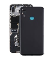 Samsung Galaxy A10s Uyumlu Arka Pil Batarya Kapağı SM-A107F (Siyah)