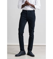 Perpant Kanvas Kışlık Kumaş Pamuklu Likralı Slimfit Pantolon (Lacivert)
