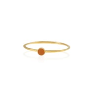 Kadir Jewellery Zirkon Taşlı Ayarlanabilir 22 Ayar Altın Kaplama Bilezik (Kırmızı)