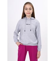 Toontoy Kız Çocuk Baskılı Sweatshirt ( Gri-Melanj)