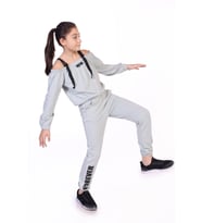 Toontoy Kız Çocuk Now Baskılı Eşofman Takım (Yeşil)